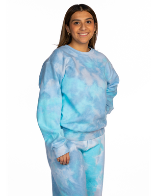 Dream Cloud Dye Essential Fleece Crew Sweatshirt