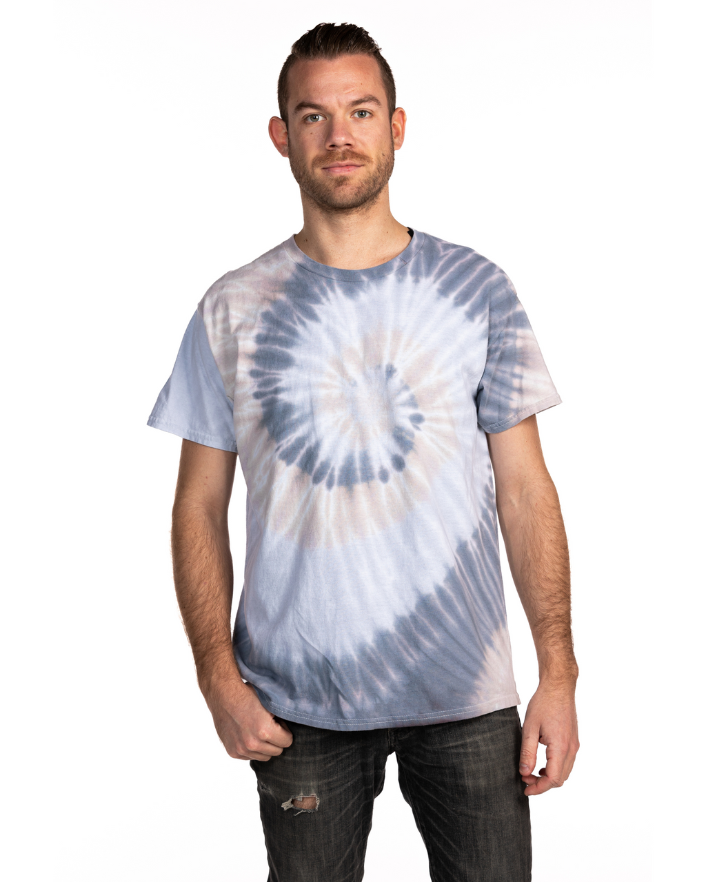 Tie Dye Tee Denali Spiral Dyenomite Apparel Wholesale