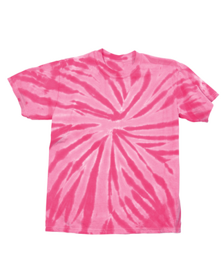 TEE SHOP - Pink Pinwheel Tie Dye Tee