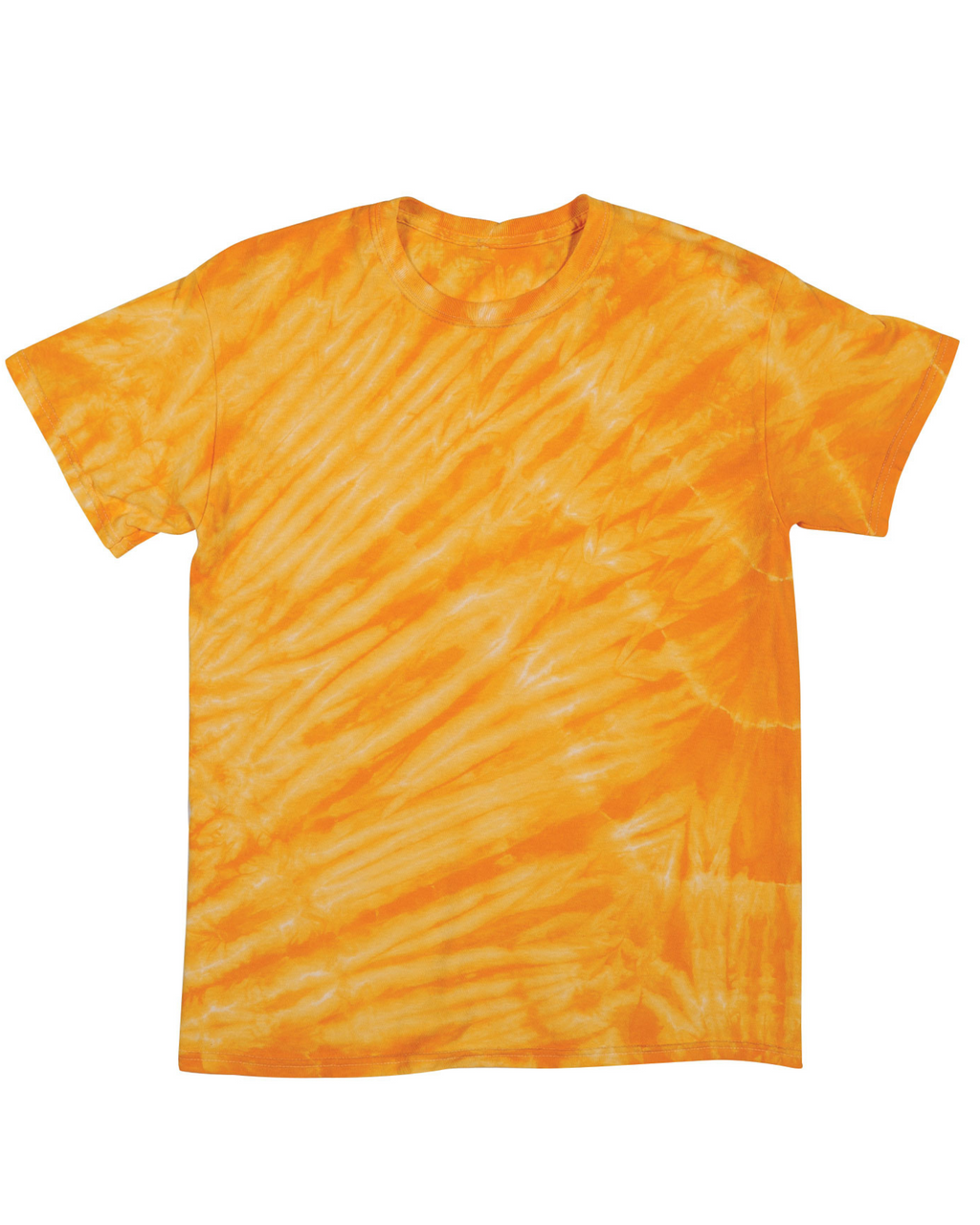 Team Shop Gold Tiger Stripe Tie Dye Tee Dyenomite Apparel Wholesale 6859