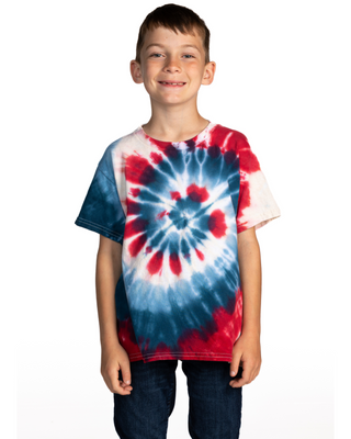 TEE SHOP - Tie Dye Tee - Patriot Spiral