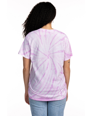 Dyenomite Deal - Cyclone Spiral Tie Dye Tee - Lilac