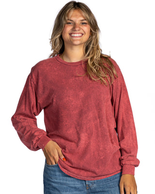 Mineral Wash Long Sleeve Tees