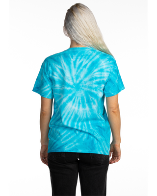 Dyenomite Deal - Cyclone Spiral Tie Dye Tee - Turquoise