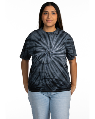 Dyenomite Deal - Cyclone Spiral Tie Dye Tee - Black