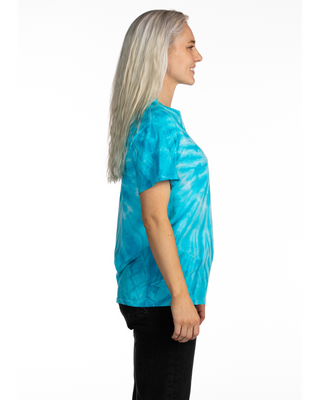 Dyenomite Deal - Cyclone Spiral Tie Dye Tee - Turquoise