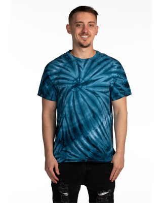 CYCLONE TEE SHOP Cyclone Spiral Tie Dye Tee - Navy