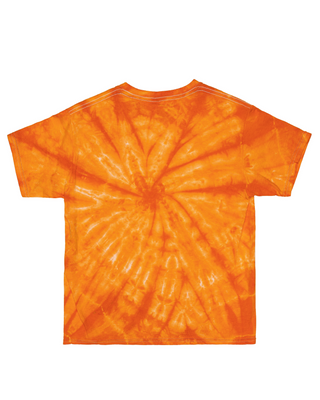 Cyclone Spiral Tie Dye Tees - Youth - Orange