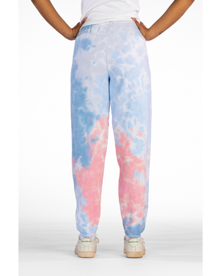 Dyenomite Deal - Dream Cloud Dye Essential Fleece Sweatpants - Coral