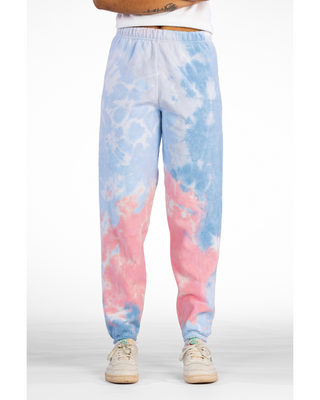 Dyenomite Deal - Dream Cloud Dye Essential Fleece Sweatpants - Coral