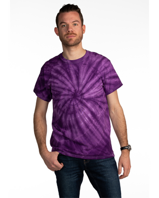 CYCLONE TEE SHOP - Cyclone Spiral Tie Dye Tee - Purple