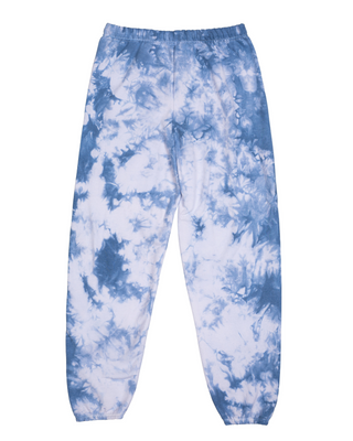 Crystal Dye Essential Fleece Sweatpants - Cloudy Sky