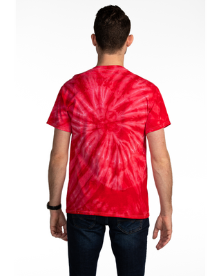 Dyenomite Deal - Cyclone Spiral Tie Dye Tee - Red