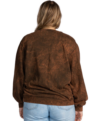 Mineral Wash Premium Fleece Crew Sweatshirt - HoundDog