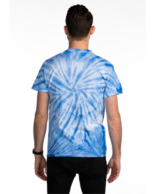 Dyenomite Deal - Cyclone Spiral Tie Dye Tee - Royal Blue