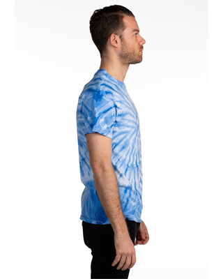 CYCLONE TEE SHOP - Cyclone Spiral Tie Dye Tee - Royal Blue