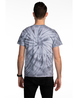 Dyenomite Deal - Cyclone Spiral Tie Dye Tee - Silver