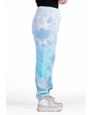 Dyenomite Deal - Dream Cloud Dye Essential Fleece Sweatpants - Turquoise