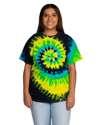 Dyenomite Deals - Tropical Tide Spiral Tie Dye Tee