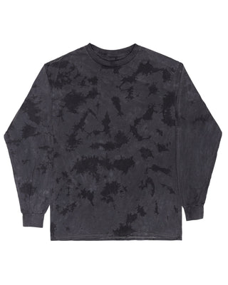 Crush Garment Dye Long Sleeve Tee - Obsidian