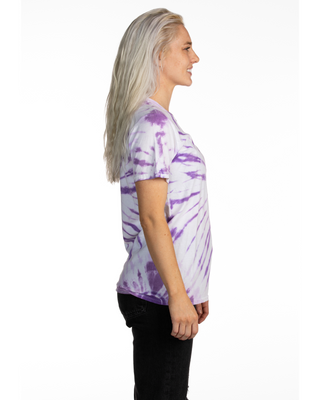 Dyenomite Deals - Amethyst R+R Spiral Tie Dye Tee