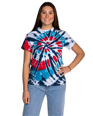 Americana Spiral Tie Dye Tees