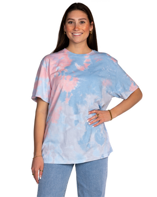 Dyenomite Deal - Dream Cloud Dye Tee - Coral