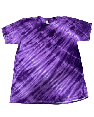 TEAM SHOP - Purple Tiger Stripe Tie Dye Tee