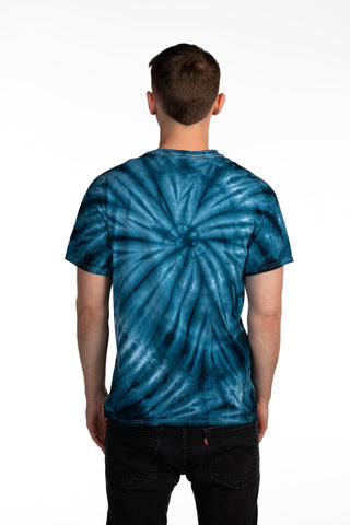 CYCLONE TEE SHOP Cyclone Spiral Tie Dye Tee - Navy