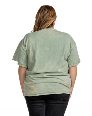 Mineral Wash Short Sleeve Tee - Aloe