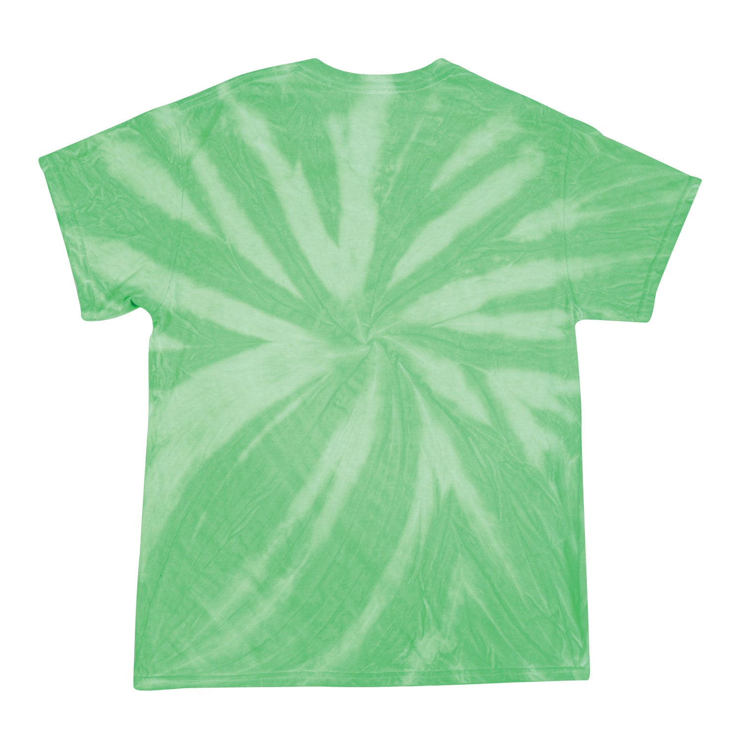 Tee Shop - Neon Pinwheel Green Tie Dye Tee – Dyenomite Apparel Wholesale