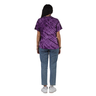TEAM SHOP - Purple Tiger Stripe Tie Dye Tee