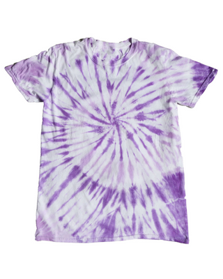 TEAM SHOP - Tie Dye Tee - Amethyst R+R Spiral