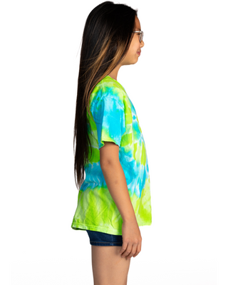 Tie Dye Tee - Bora Bora Typhoon Spiral