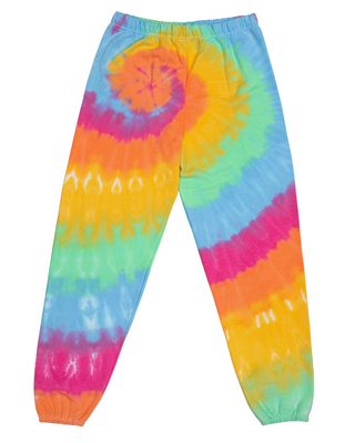 Tie Dye Essential Fleece Sweatpant - Aerial Spiral