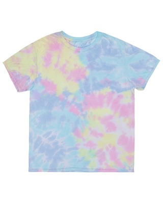 Dream Cloud Dye Tees - Pastel Rainbow