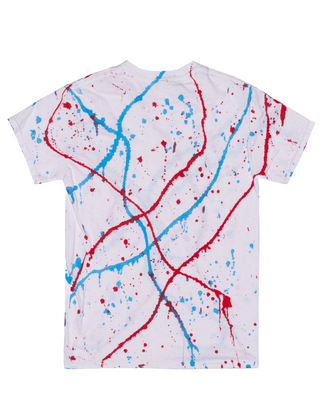 Splatter Tee - Red, White & Blue