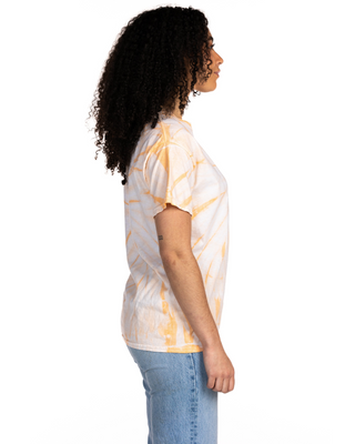 Dyenomite Deal - Cyclone Spiral Tie Dye Tee - Tangerine