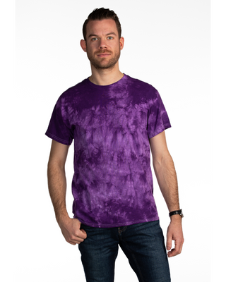 Dyenomite Deal - Crystal Dye Tee - Purple