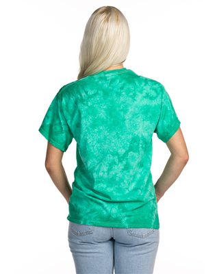 TEE SHOP - Emerald Crystal Tie Dye Tee