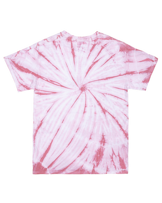 Cyclone Spiral Tie Dye Tees - Youth - Rose