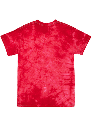 Crystal Dye Tee - Red - Youth