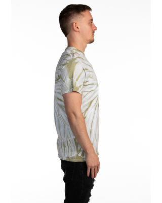 CYCLONE TEE SHOP - Cyclone Spiral Tie Dye Tee - Olive Oil