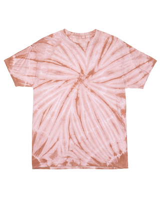 Cyclone Spiral Tie Dye Tee - Copper