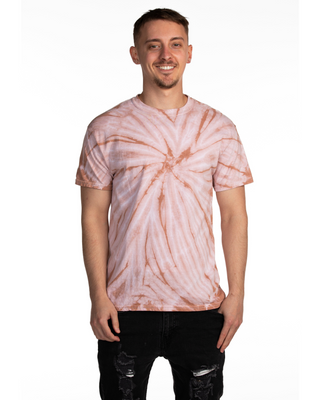 Dyenomite Deal -  Cyclone Spiral Tie Dye Tee - Copper