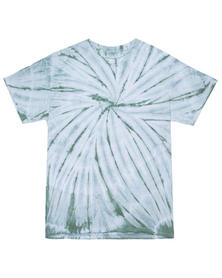 Cyclone Spiral Tie Dye Tees - Youth - Moss Green