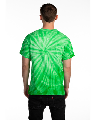 Dyenomite Deal - Cyclone Spiral Tie Dye Tee - Kelly Green