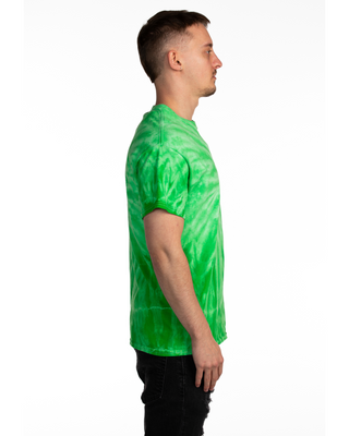 CYCLONE TEE SHOP - Cyclone Spiral Tie Dye Tee - Kelly Green