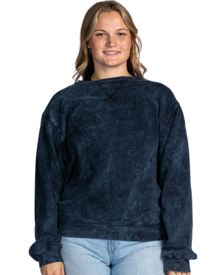 Mineral Wash Premium Fleece Crew Sweatshirt