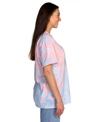 Dyenomite Deal - Dream Cloud Dye Tee - Coral